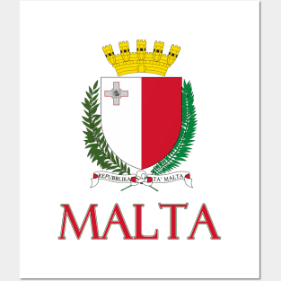 Malta - Coat of Arms Design Posters and Art